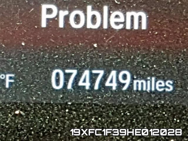 19XFC1F39HE012028 фото 9