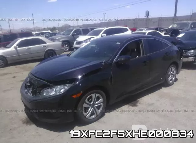 19XFC2F5XHE000834 фото 3