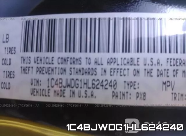 1C4BJWDG1HL624240 фото 10