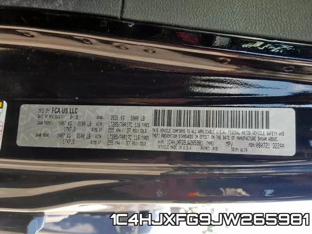 1C4HJXFG9JW265981 фото 2