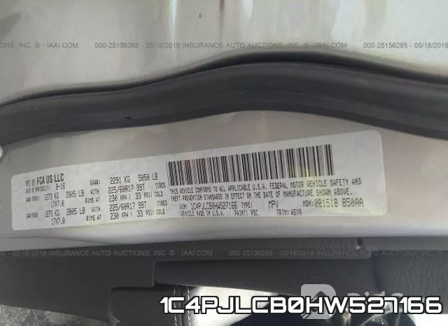 1C4PJLCB0HW527166 фото 10