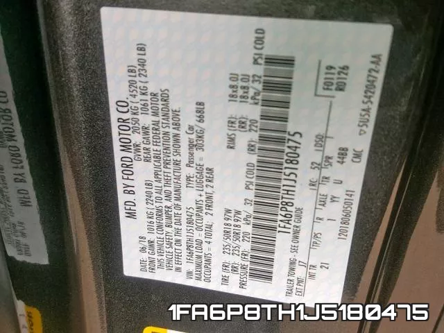 1FA6P8TH1J5180475 фото 2