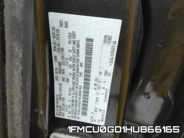 1FMCU0GD1HUB66165 фото 2