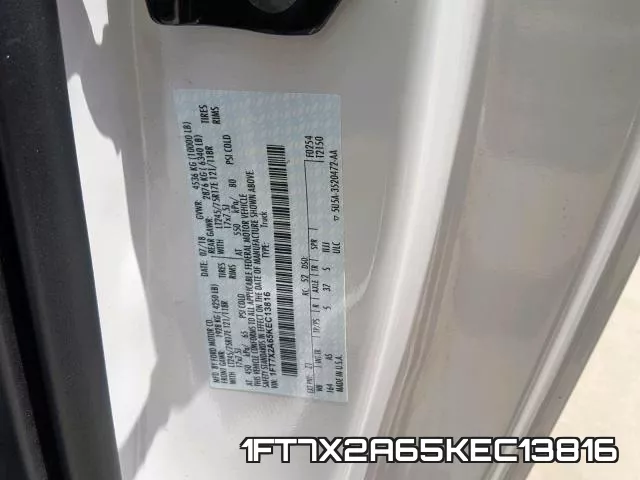 1FT7X2A65KEC13816 фото 2