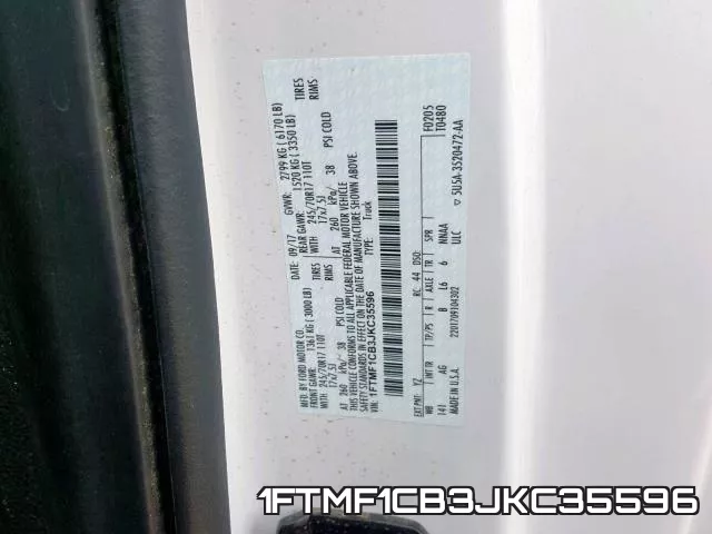1FTMF1CB3JKC35596 фото 2