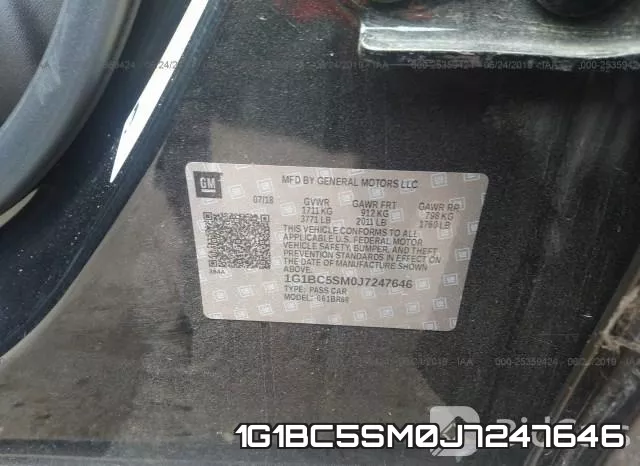 1G1BC5SM0J7247646 фото 10