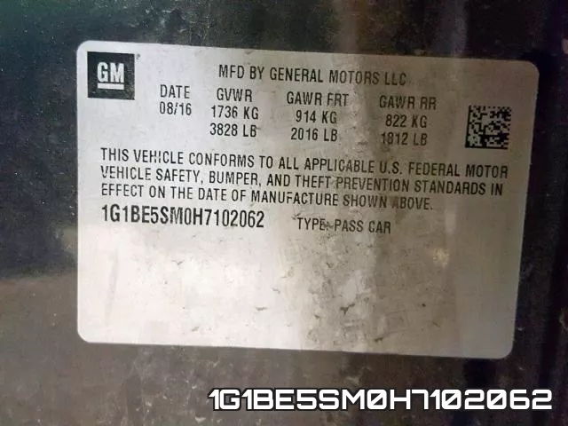 1G1BE5SM0H7102062 фото 2