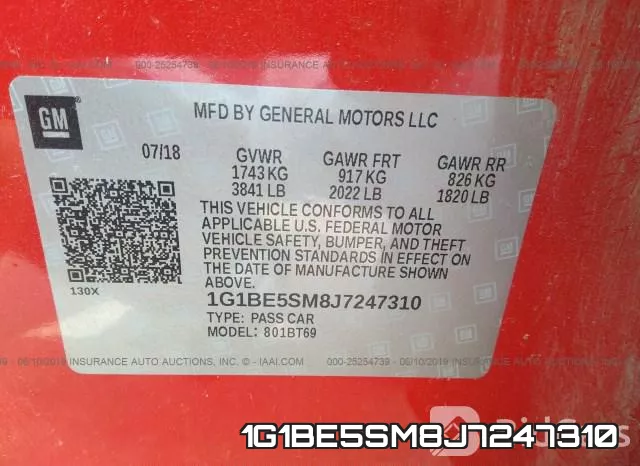 1G1BE5SM8J7247310 фото 10