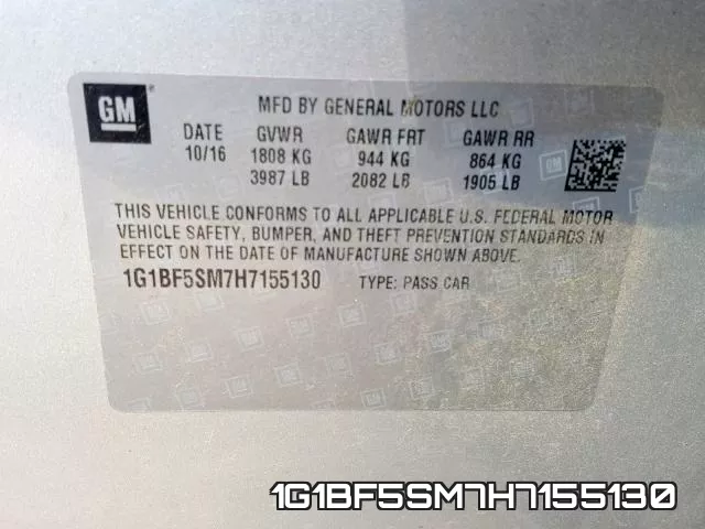1G1BF5SM7H7155130 фото 2