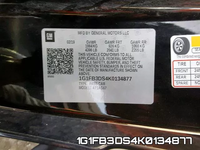 1G1FB3DS4K0134877 фото 2