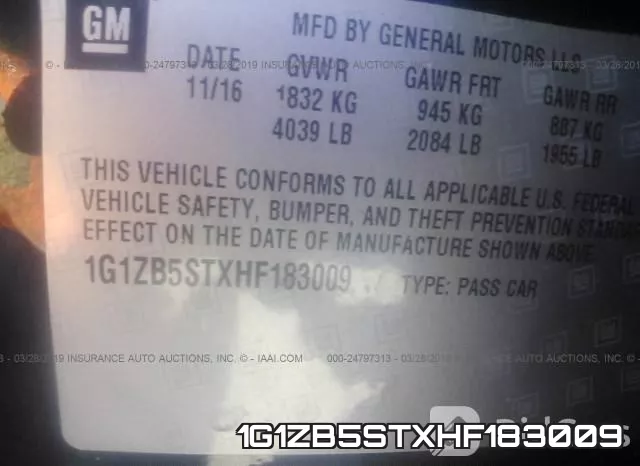 1G1ZB5STXHF183009 фото 10