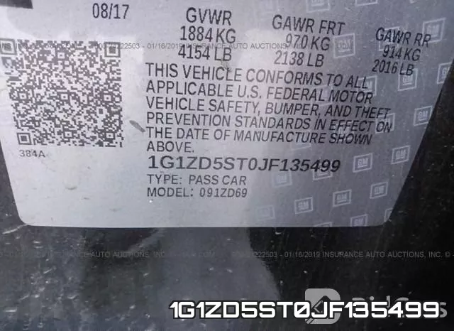 1G1ZD5ST0JF135499 фото 10