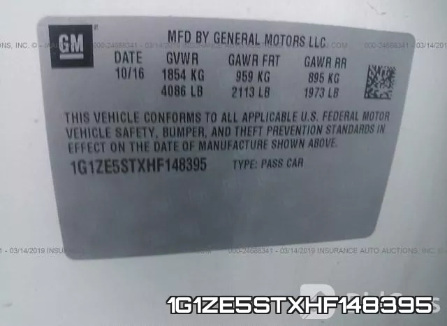 1G1ZE5STXHF148395 фото 10