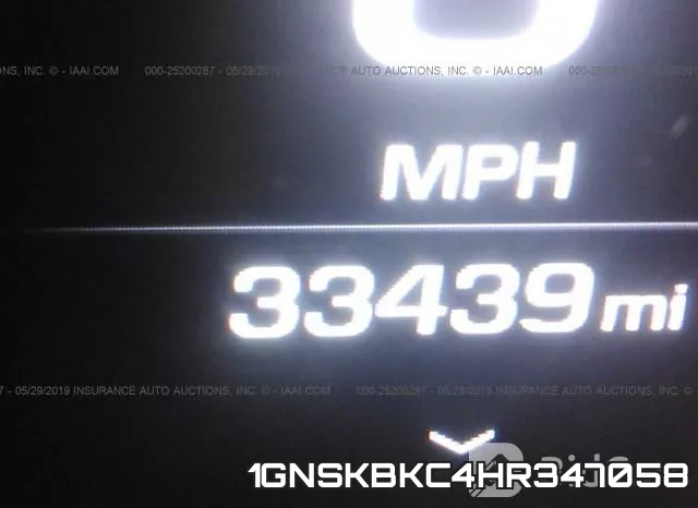 1GNSKBKC4HR347058 фото 8