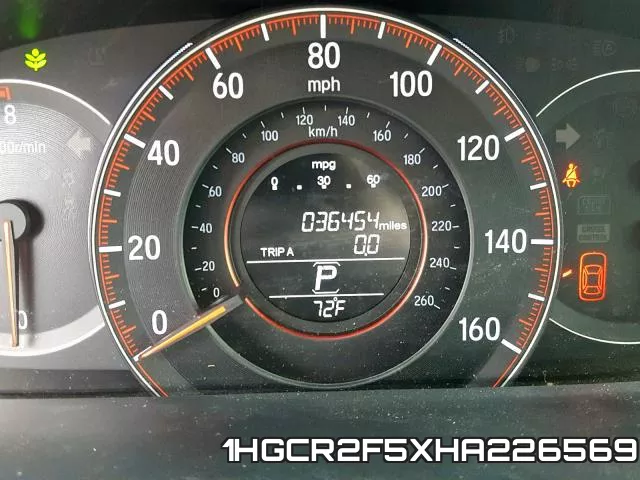 1HGCR2F5XHA226569 фото 9