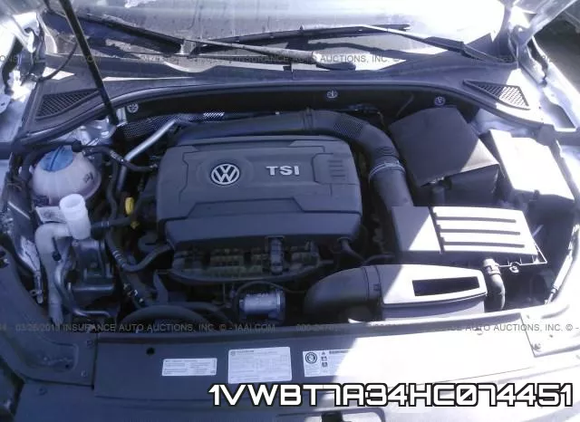 1VWBT7A34HC074451 фото 2