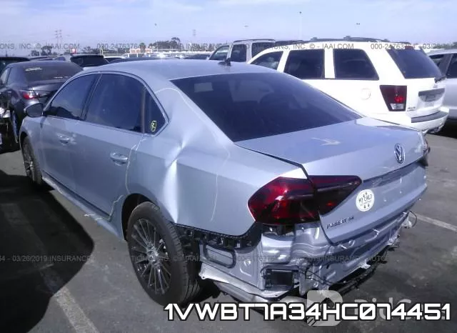 1VWBT7A34HC074451 фото 4