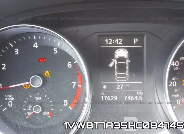 1VWBT7A35HC084745 фото 8