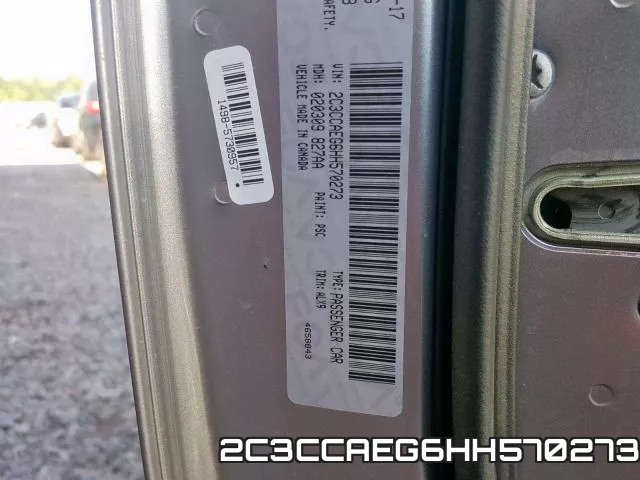 2C3CCAEG6HH570273 фото 2