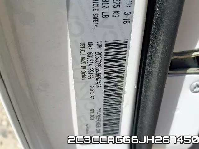2C3CCAGG6JH267450 фото 2