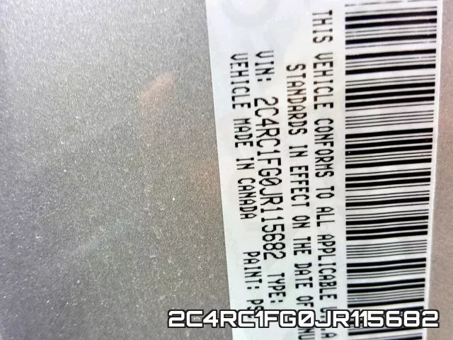 2C4RC1FG0JR115682 фото 2