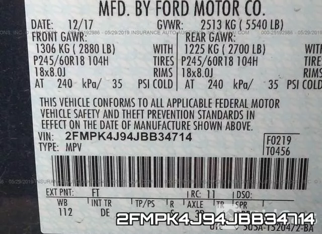 2FMPK4J94JBB34714 фото 10