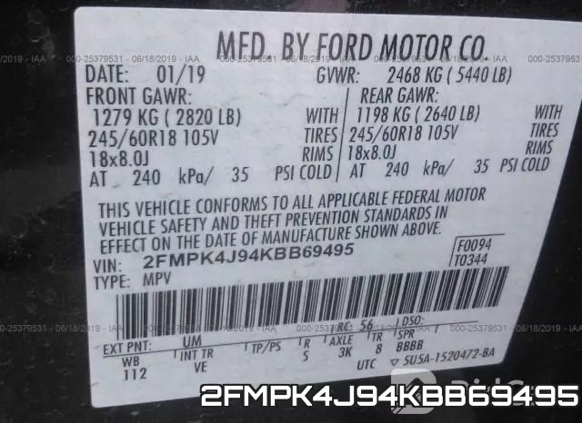 2FMPK4J94KBB69495 фото 10