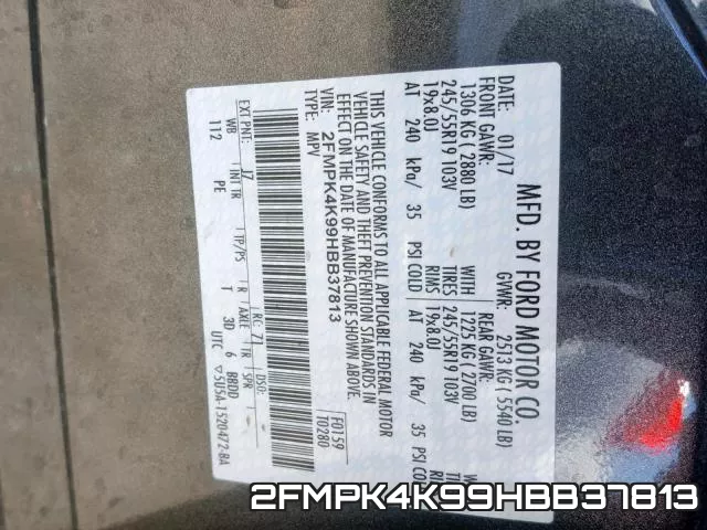 2FMPK4K99HBB37813 фото 2