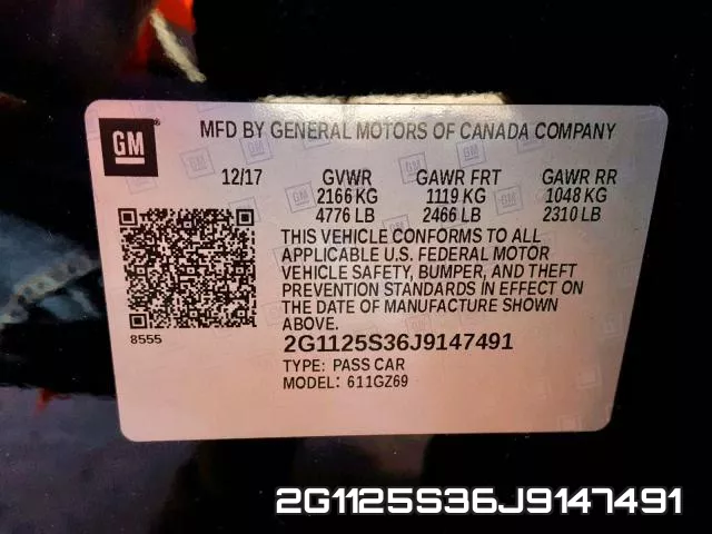 2G1125S36J9147491 фото 2