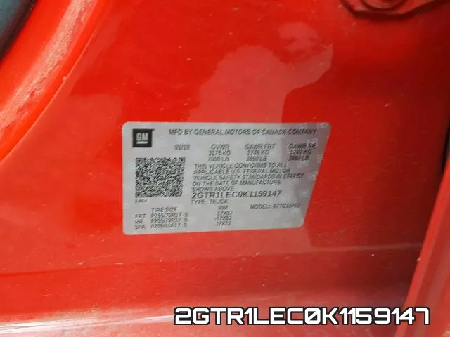 2GTR1LEC0K1159147 фото 2