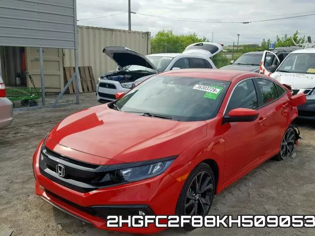 2HGFC2F88KH509053 фото 3