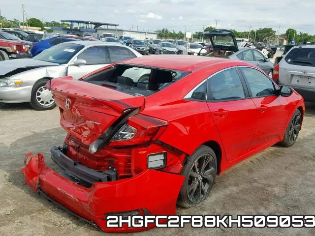 2HGFC2F88KH509053 фото 5
