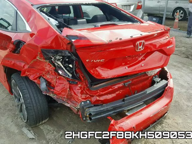 2HGFC2F88KH509053 фото 10