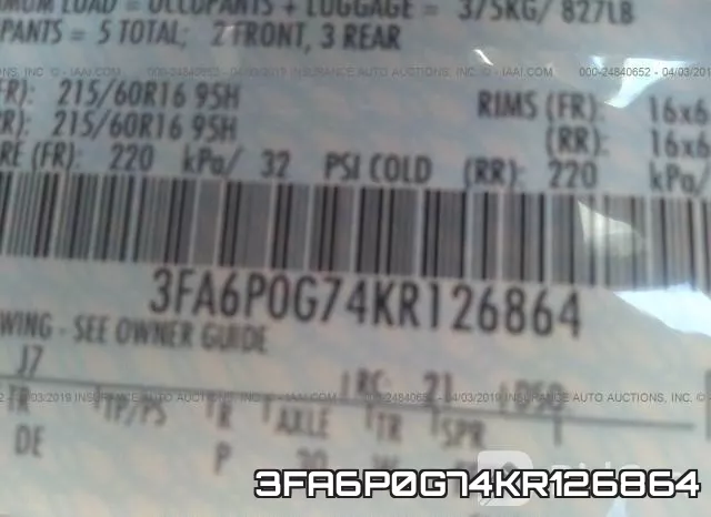 3FA6P0G74KR126864 фото 10