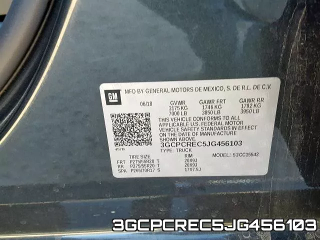 3GCPCREC5JG456103 фото 2