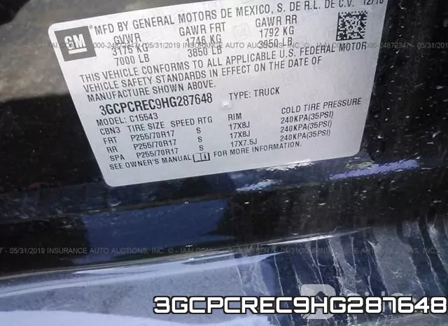 3GCPCREC9HG287648 фото 10