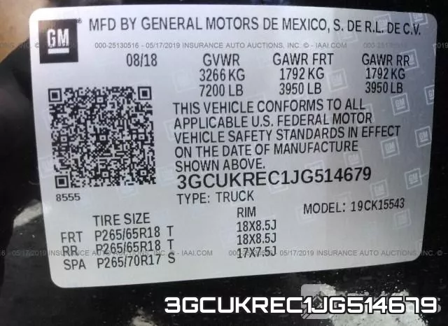3GCUKREC1JG514679 фото 10