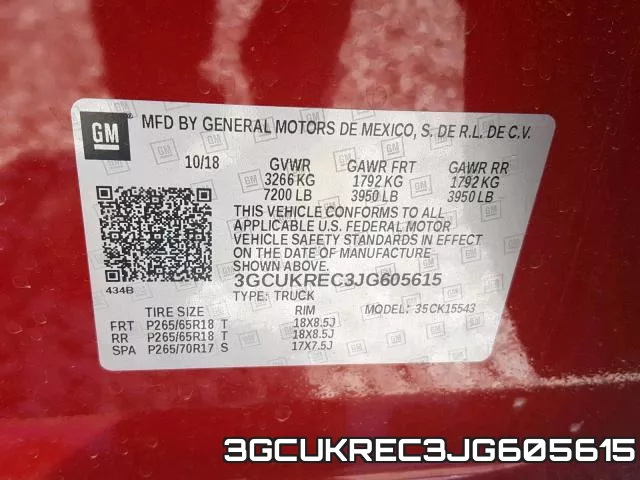 3GCUKREC3JG605615 фото 2