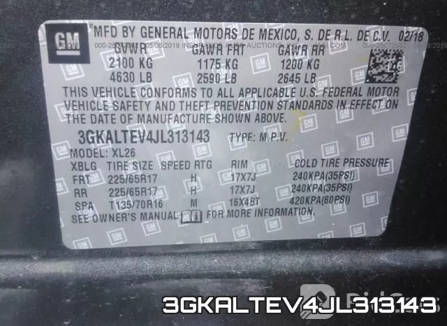 3GKALTEV4JL313143 фото 10