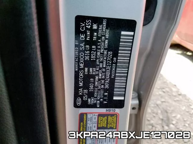 3KPA24ABXJE127028 фото 2