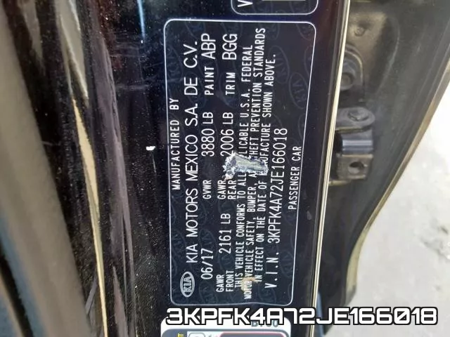 3KPFK4A72JE166018 фото 2