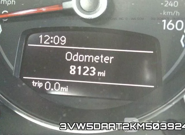 3VW5DAAT2KM503924 фото 8