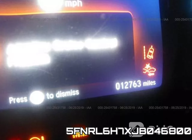 5FNRL6H7XJB046800 фото 8