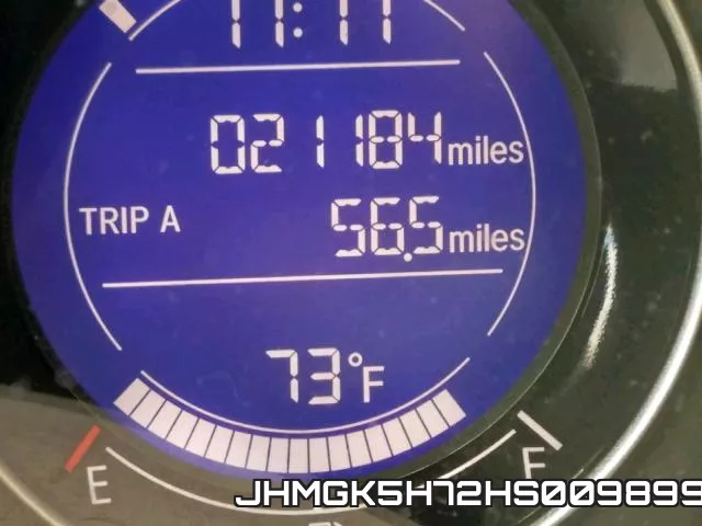 JHMGK5H72HS009899 фото 9