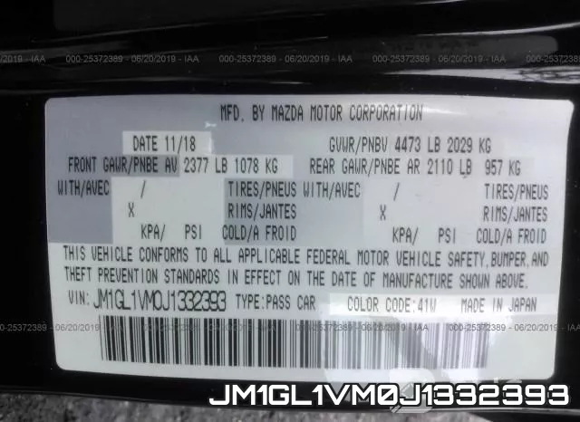 JM1GL1VM0J1332393 фото 10