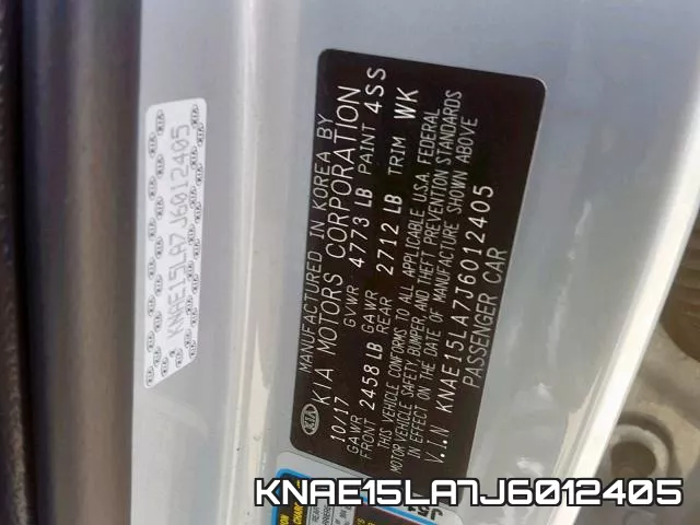 KNAE15LA7J6012405 фото 2