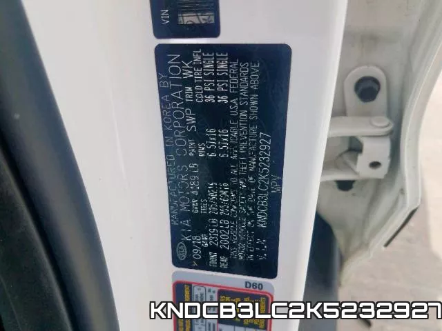 KNDCB3LC2K5232927 фото 2