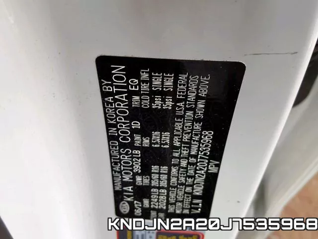 KNDJN2A20J7535968 фото 2