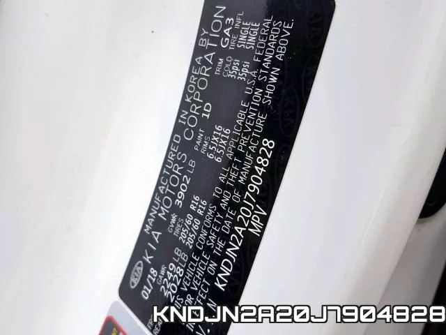 KNDJN2A20J7904828 фото 2