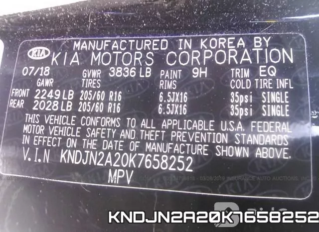 KNDJN2A20K7658252 фото 10
